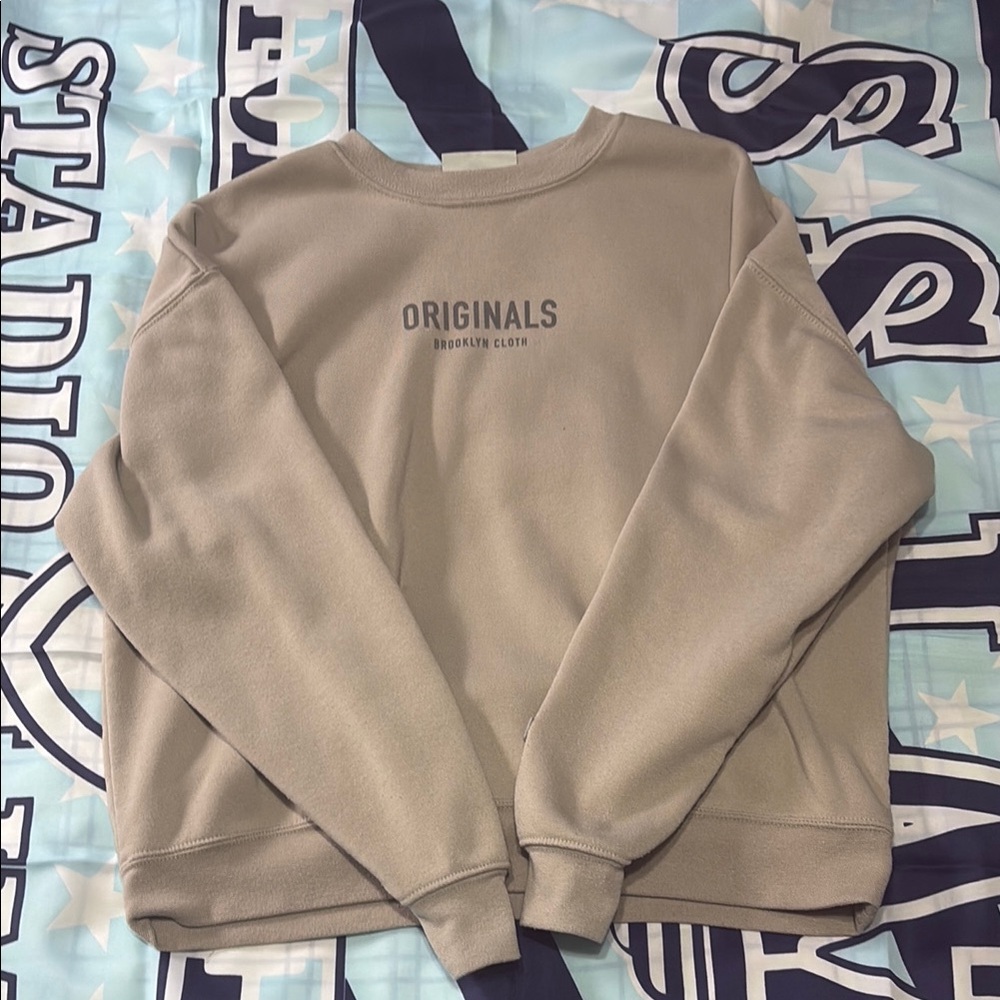 Large Originals Brooklyn Cloth Men’s Tan Sweater